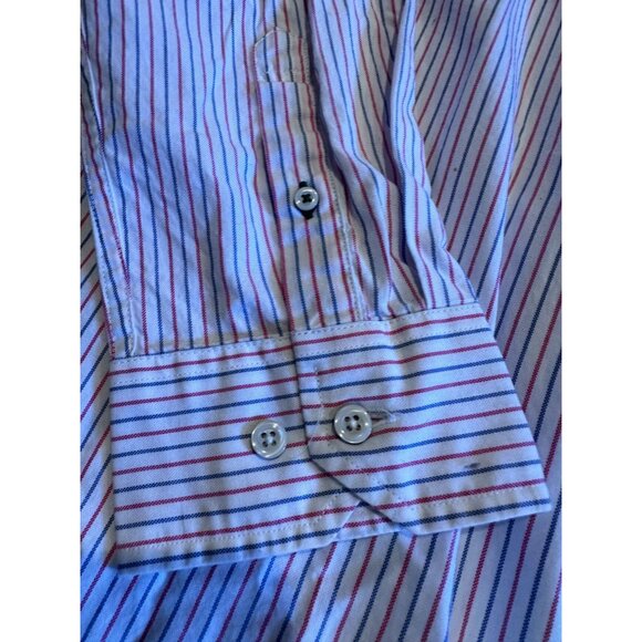 Tommy Hilfiger Men’s XXL Button-Down Shirt Striped Long Sleeve New York Fit NWT - Picture 7 of 8